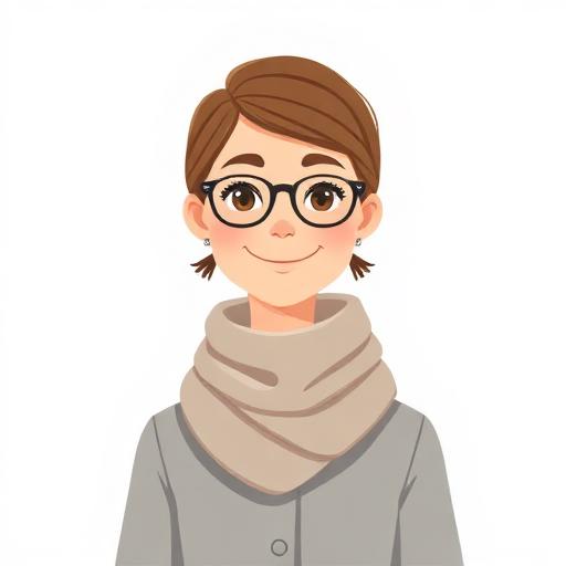 Retrato vectorial de Dra. Elena Fernández, experto en Meteorología